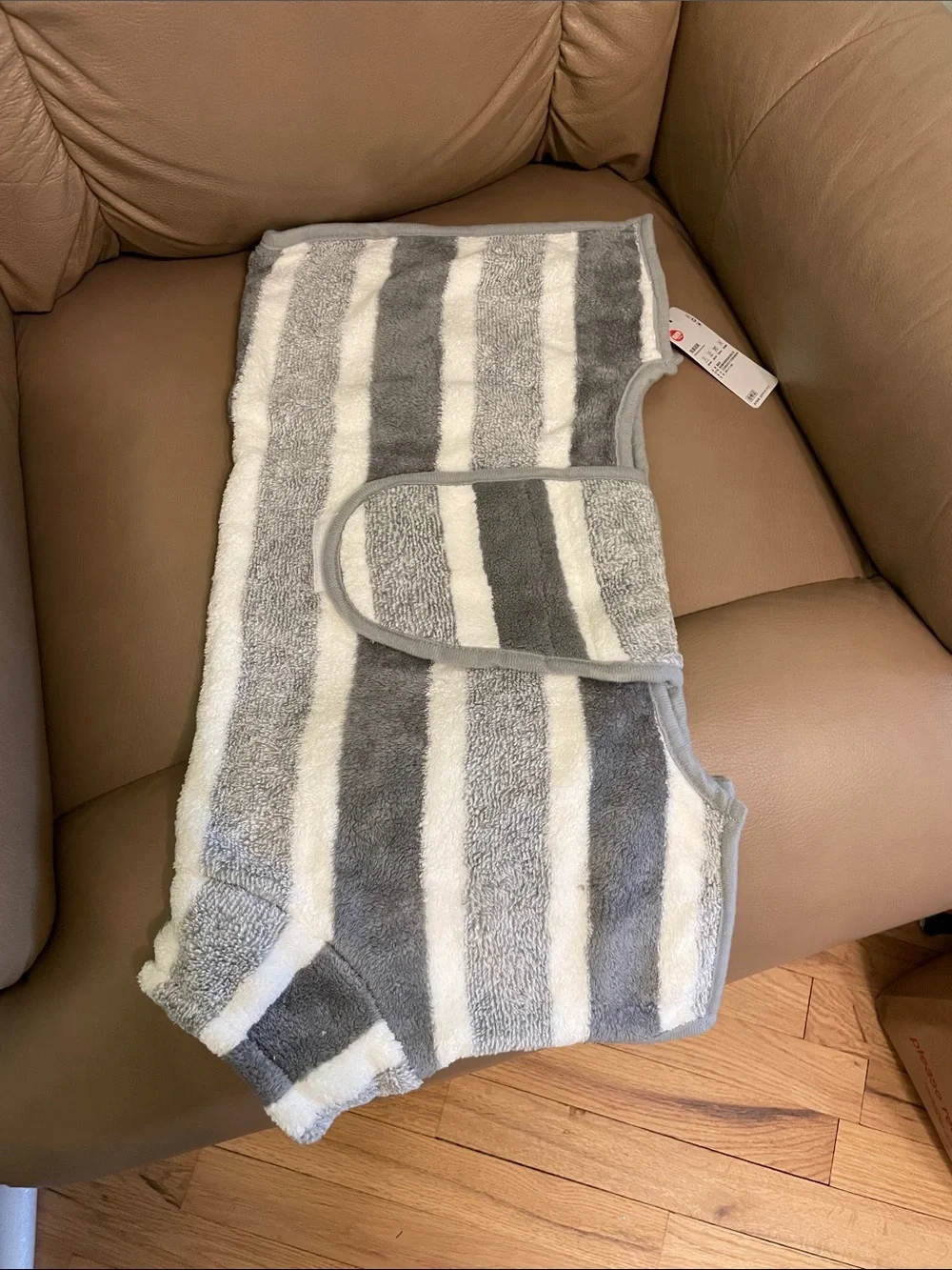Terry Cloth Towel Wrap, Size S— Soft and Absorbent